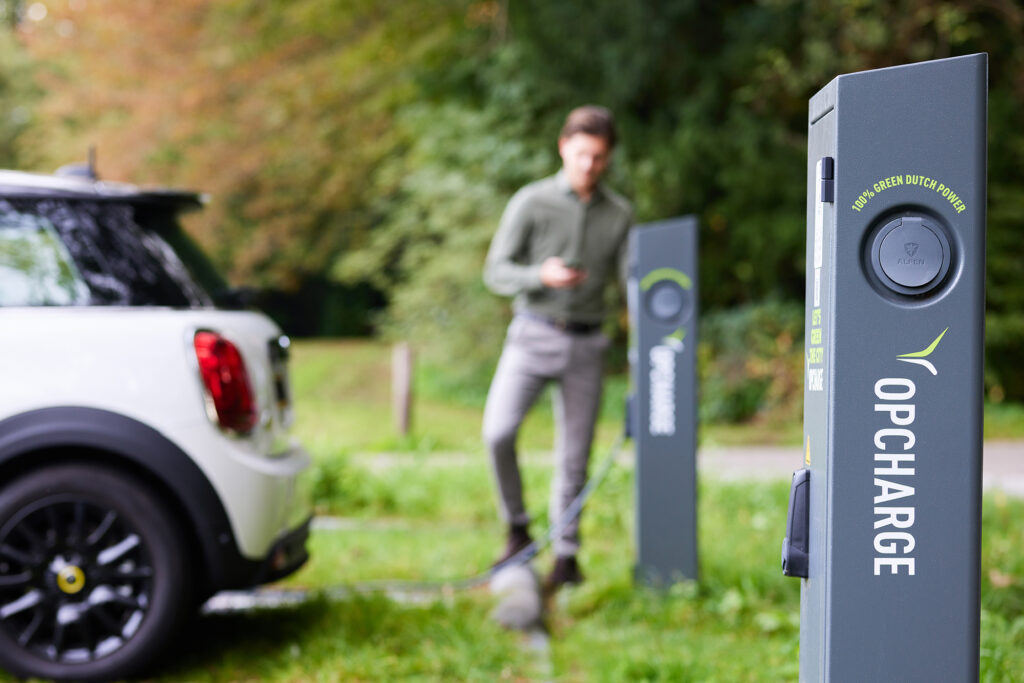 Public charging stations electric cars